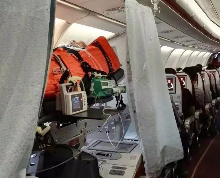 阿克苏跨国医疗包机、航空担架